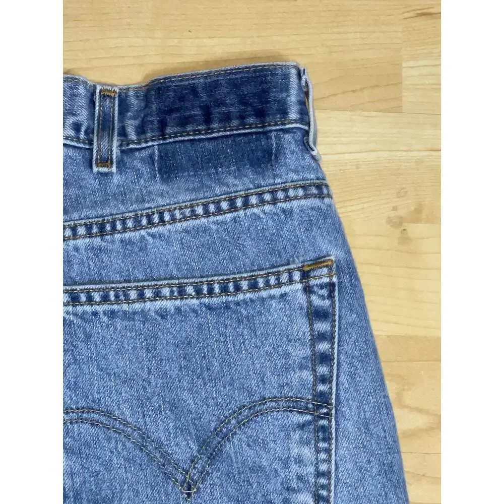 Levis 505 VTG Light Wash 40X32 Regular Fit Rare‎ Blank Red Tag